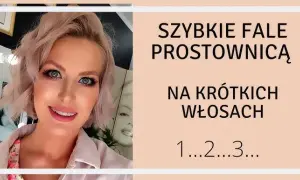 Loki na krótkich włosach prostownicą? Zrób je sama krok po kroku!