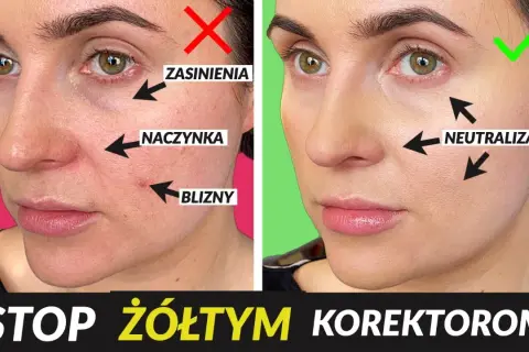 Żółty korektor: Twój sekret na fioletowe cienie i zasinienia