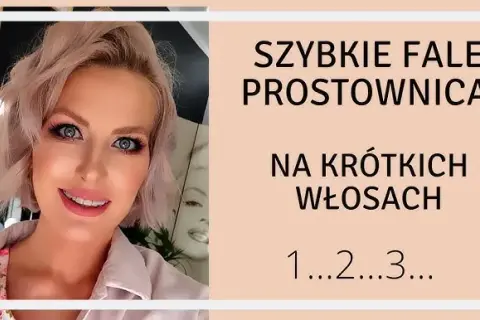 Loki na krótkich włosach prostownicą? Zrób je sama krok po kroku!