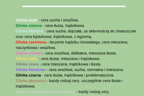 Jaka glinka do cery? Znajdź idealną dla siebie!