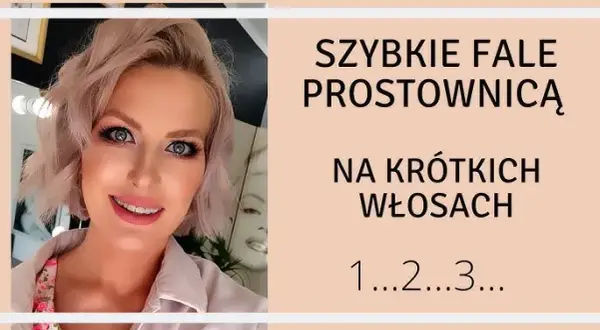 Loki na krótkich włosach prostownicą? Zrób je sama krok po kroku!