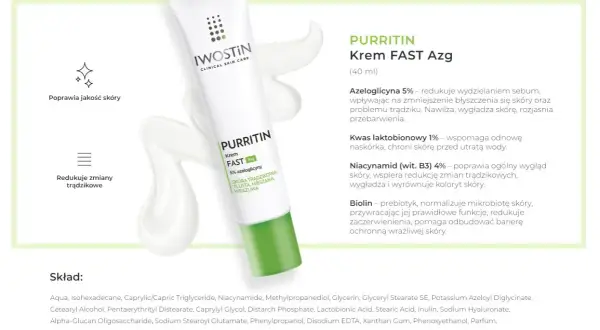 Iwostin Purritin krem na noc: Recenzja, skład, efekty. Czy warto?
