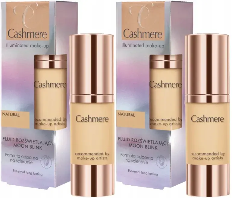 Cashmere fluid rozświetlający: Ivory, Natural, Nude który dla Ciebie?