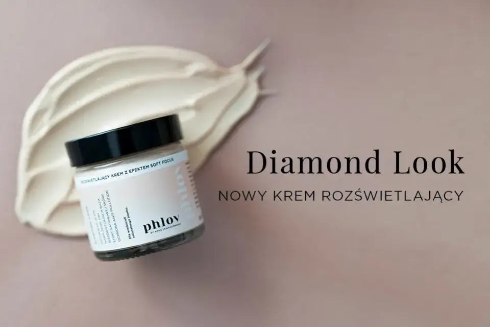 Phlov Diamond Look krem rozświetlający na skórze efekt glow