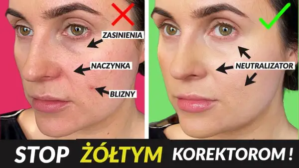 Żółty korektor: Twój sekret na fioletowe cienie i zasinienia