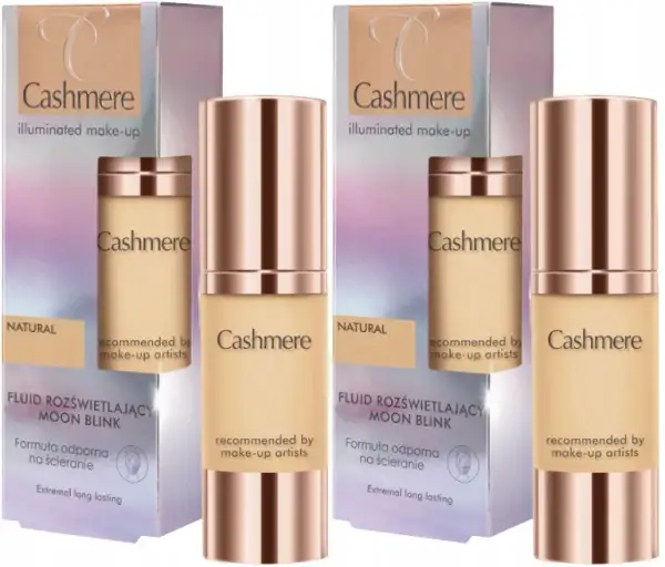 Cashmere fluid rozświetlający: Ivory, Natural, Nude który dla Ciebie?